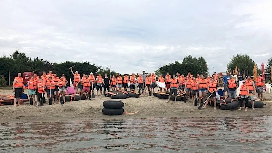 Flossbau Teambuilding